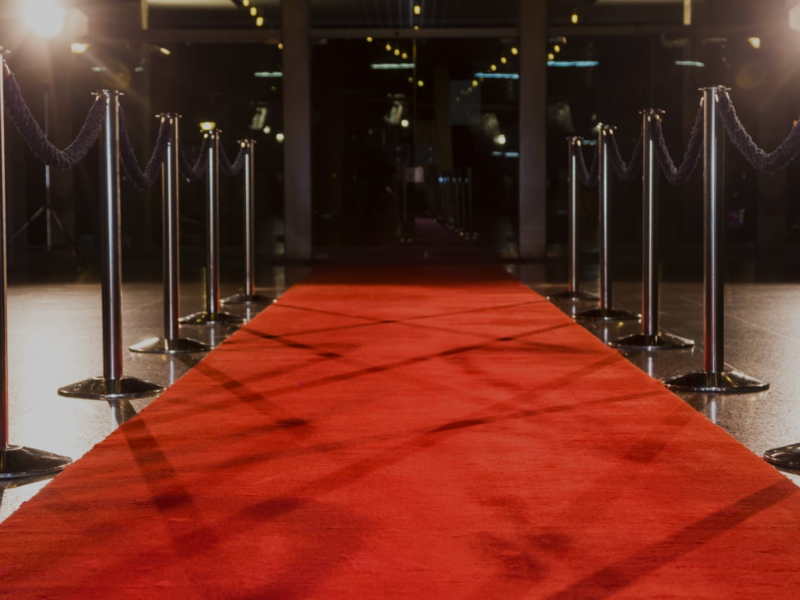 An image of a red carpet
