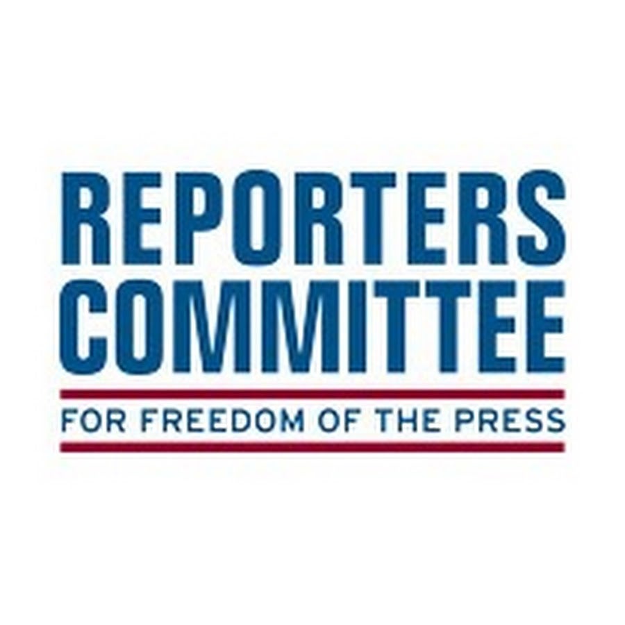 [Reporters Committee for Freedom of the Press logo] link to website