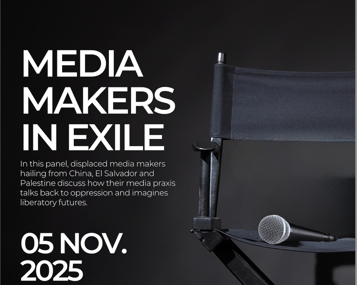 A Critical Conversation with Media Makers in Exile